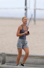 CLAIRE DANES Out Jogging in Santa Monica 07/06/2016