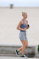CLAIRE DANES Out Jogging in Santa Monica 07/06/2016