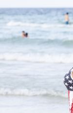 CLAUDIA ROMANI in Bikini on the Beach in Miami 07/06/2016