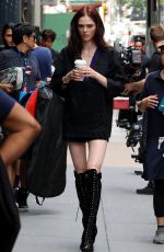 COCO ROCHA on the Set of a Photoshoot in New York 07/01/2016