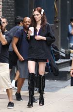 COCO ROCHA on the Set of a Photoshoot in New York 07/01/2016
