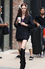 COCO ROCHA on the Set of a Photoshoot in New York 07/01/2016