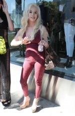 COURTNEY STODDEN Out and About in Beverly Hills 07/06/2016