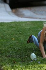 COURTNEY STODDEN Out and About in Los Angeles 07/18/2016