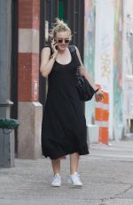 DAKOTA FANNING Out and About in New York 07/19/2016