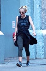 DAKOTA FANNING Out and About in New York 07/22/2016