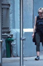 DAKOTA FANNING Out and About in New York 07/22/2016