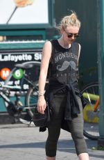 DAKOTA FANNING Out and About in New York 07/22/2016