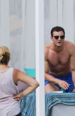 DAKOTA JOHNSON in Bikini on the Set of "Fifty Shades Darker