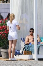 DAKOTA JOHNSON in Bikini on the Set of "Fifty Shades Darker