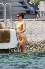DAKOTA JOHNSON in Bikini on the Set of "Fifty Shades Darker
