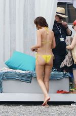 DAKOTA JOHNSON in Bikini on the Set of "Fifty Shades Darker