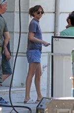 DAKOTA JOHNSON on the Set of "Fifty Shades Freed