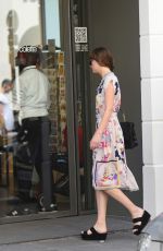 DAKOTA JOHNSON Out and About in Paris 07/18/2016