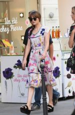 DAKOTA JOHNSON Out and About in Paris 07/18/2016