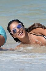DANIELA OSPINA in Bikini at a Beach in Miami 06/30/2016