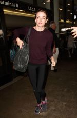DANIELLE PANABAKER at LAX Airport in Los Angeles 07/20/2016