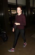 DANIELLE PANABAKER Flashes Engagement Ring at LAX Airport 07/20/2016