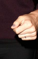 DANIELLE PANABAKER Flashes Engagement Ring at LAX Airport 07/20/2016