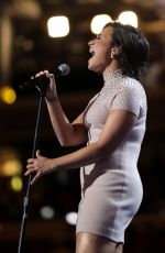 DEMI LOVATO at Democratic National Convention in Philadelphia 07/25/2016