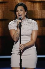 DEMI LOVATO at Democratic National Convention in Philadelphia 07/25/2016