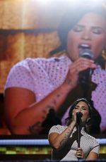 DEMI LOVATO at Democratic National Convention in Philadelphia 07/25/2016
