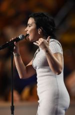 DEMI LOVATO at Democratic National Convention in Philadelphia 07/25/2016
