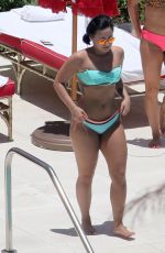 DEMI LOVATO in Bikini at a Pool in Miami 06/30/2016