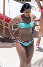 DEMI LOVATO in Bikini at a Pool in Miami 06/30/2016