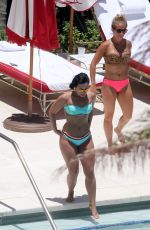 DEMI LOVATO in Bikini at a Pool in Miami 06/30/2016