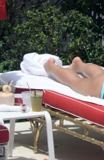 DEMI LOVATO in Bikini at a Pool in Miami 06/30/2016