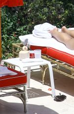 DEMI LOVATO in Bikini at a Pool in Miami 06/30/2016