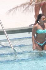 DEMI LOVATO in Bikini at a Pool in Miami 06/30/2016