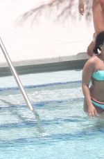 DEMI LOVATO in Bikini at a Pool in Miami 06/30/2016