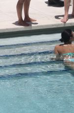 DEMI LOVATO in Bikini at a Pool in Miami 06/30/2016