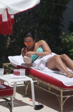 DEMI LOVATO in Bikini at a Pool in Miami 06/30/2016