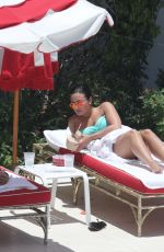 DEMI LOVATO in Bikini at a Pool in Miami 06/30/2016