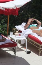 DEMI LOVATO in Bikini at a Pool in Miami 06/30/2016