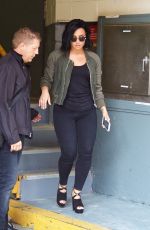 DEMI LOVATO Leaves Z100 Studios in New York 07/13/2016