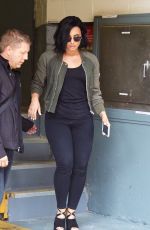 DEMI LOVATO Leaves Z100 Studios in New York 07/13/2016