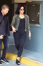 DEMI LOVATO Leaves Z100 Studios in New York 07/13/2016