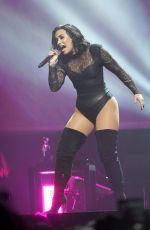 DEMI LOVATO Pperforms at KFC Yum! Center in Louisville 07/29/2016