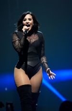 DEMI LOVATO Pperforms at KFC Yum! Center in Louisville 07/29/2016