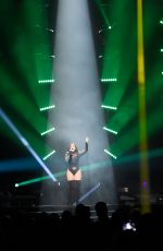 DEMI LOVATO Pperforms at KFC Yum! Center in Louisville 07/29/2016