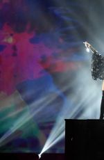 DEMI LOVATO Pperforms at KFC Yum! Center in Louisville 07/29/2016
