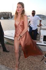 DOUTZEN KROES at 3rd Annual Leonardo DiCaprio Foundation Gala in St Tropez 07/20/2016