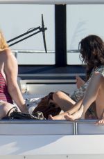 DOUTZEN KROES in Bikini on the Boat in Formentera 07/26/2016