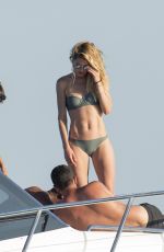 DOUTZEN KROES in Bikini on the Boat in Formentera 07/26/2016