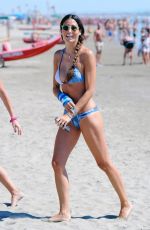 ELISABETTA GREGORACI in Bikini at a Beach in Forte Dei Marmi 07/17/2016