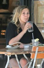 ELIZABETH OLSEN at Le Pain Quotidien in West Hollywood 07/28/2016
